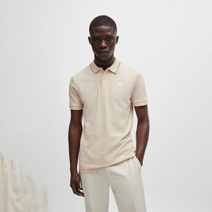 Tout nouveau couleur unie coton t-shirts élégants hauts hommes décontracté polos classique bouton basique à manches courtes homme T-shirt Polo - Product Image 1