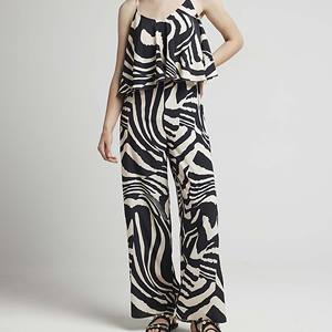 Ensemble de yoga OEM 100% coton de haute qualité pour femmes nouveau style combinaison sans manches en polaire éponge de studio grande taille avec poche sans couture - Product Image 5