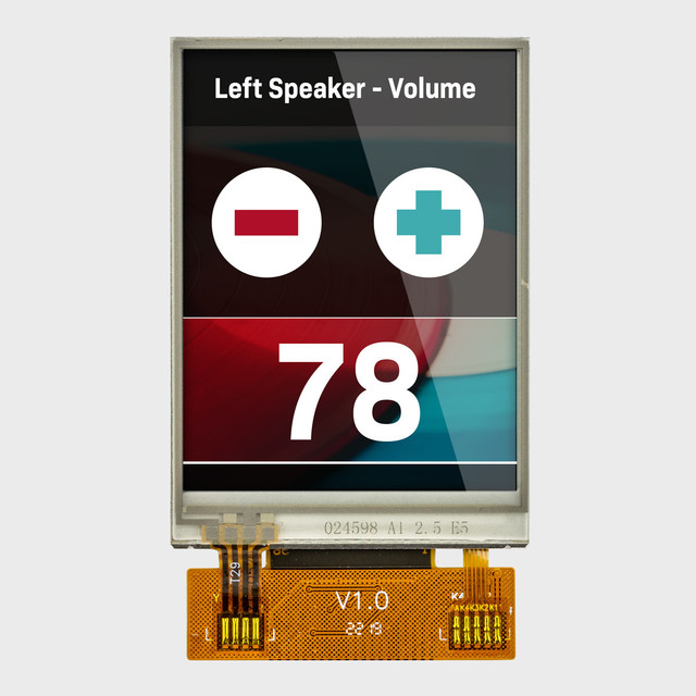2.4 Inch | 240x320 | Resistive Touchscreen | TN | 4-Wire SPI Interface | TFT Display | 280 Nits Brightness | Sunlight Readable