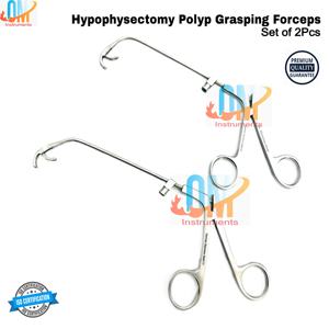 Juego de 2 Pinzas de Agarre para Hipofisectomía Sinusal y Antrum, Instrumento Quirúrgico Manual de ORL, Acero Inoxidable de Alta Calidad, OldMed - Product Image 2