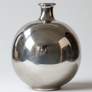 Jarrón de aluminio Pentagon, acento decorativo elegante y duradero para decoración florística y del hogar - Product Image 1