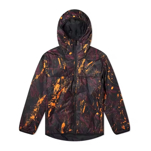 Chaquetas de caparazón blando unisex para exteriores, cuello alto de poliéster 100%, cremallera transpirable, estampado de sublimación personalizado, patrón de rayas - Product Image 4