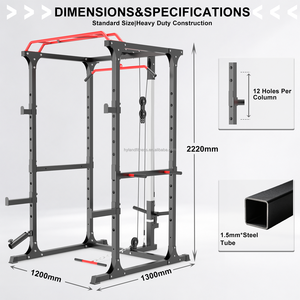 2026 Attrezzatura Commerciale per Allenamento della Forza, Multifunzionale, Power Cage, Rack per Squat e Dip Stand, Più Venduta <span class=keywords><strong>Online</strong></span> - Product Image 2