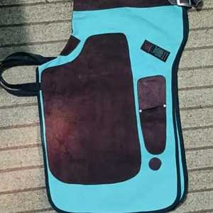 Fabricant équestre Fournisseur en gros Tablier de maréchal-ferrant de haute qualité personnalisable 100% Tondeuse à sabots en cuir de vache véritable - Product Image 4