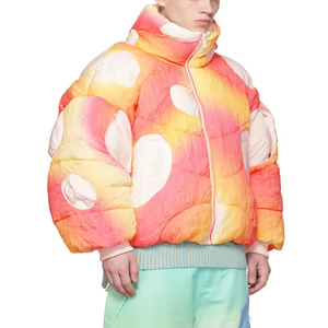 Nueva chaqueta acolchada de diseño personalizado, chaquetas de invierno de moda coloridas sublimadas, chaqueta para exteriores para hombres - Product Image 2