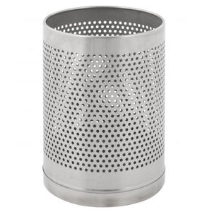 Usine Direct Prix Décor Fleur Conception Émail Corbeille À Papier Poubelle Rectangulaire Maille Poubelle pour Bureau - Product Image 5