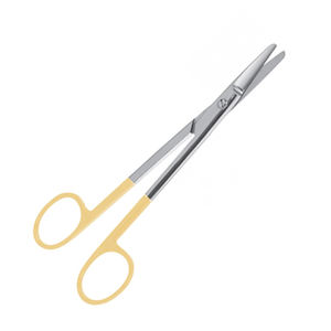 TC Castanares Facelift <b>Scissors</b> Stainless Steel Gold Handle <b>Curved</b> Dental Reusable Surgical Plastic Surgery Instruments - Product Image 4
