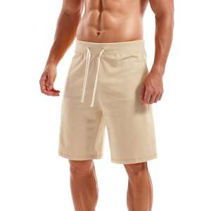 Pantalones Cortos Deportivos de Verano para Hombre, de Algodón, con Logotipo Personalizado, de Felpa Francesa, Unisex, para Correr, Casuales, con Estampado de Silicona - Product Image 1