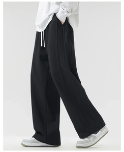 Pantalones Deportivos de Alta Gama con Logotipo Personalizado, Transpirables, 100% Algodón, para Hombre y Mujer, Elegantes, Lisos y Teñidos - Product Image 5