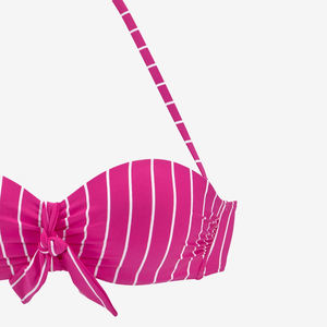 Ensemble de bikini triangle pour femmes, vente en gros, logo personnalisé, devant sexy, push-up, bandeau, best-seller, uni, écologique, bleu clair - Product Image 5