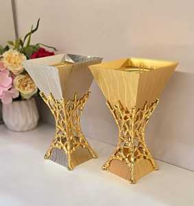 Quemador de Incienso de Metal Hecho a Mano, Quemador de Bakhoor para el Hogar y Viajes, Quemador de Incienso de Metal Artesanal con Aspecto Decorativo - Product Image 1