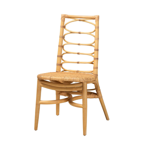 Chaises de salle à manger en rotin naturel de haute qualité faites à la main meubles de maison rustiques en gros du Vietnam - Product Image 2