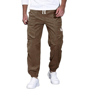 Pantalon Harem Softshell Homme d'extérieur Anti-Plis en Spandex/Coton Mi-Épais Hiver Taille Haute Fermeture Boutonnée Imprimé Numérique - Product Image 1
