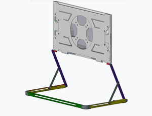 Soporte de Escritorio Portátil de Tres Patas, Ventilado y Ajustable, Soporte de Metal Plegable para Laptop - Product Image 4