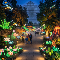 Parcours de découverte complet de dinosaures animatroniques pour les zoos, les parcs forestiers et les attractions éducatives
