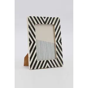 Cadre photo en bois indien incrusté d'os cadre photo pour la maison hôtel décoratif MDF cadre photo corne décoration de la maison de l'inde - Product Image 2