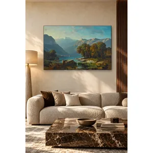 Impression sur toile Fida Alexandre Calame Lac Genève et Alpes - Product Image 3