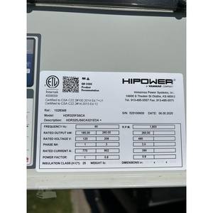 Alternador Monofásico de Corriente Alterna Silencioso HIPOWER HRJW325 2025 con Arranque Automático - Product Image 2