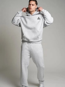 Sweat-shirt en polaire épaisse Ensemble sweat-shirt et pantalon de survêtement 2 pièces à col ras du cou et survêtement Ensemble Jogger Survêtement Prix bon marché - Product Image 5