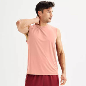 Respirant Fitness sans manches entraînement débardeur hommes Gym coton musculation gilet Muscle débardeur - Product Image 5