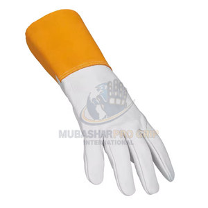 Heavy Duty Leather Construction <b>For</b> Tough Conditions TIG MIG Welding <b>Gloves</b> Quality TIG MIG Welding <b>Gloves</b> - Product Image 2