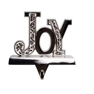 Porte-bas de Noël en métal de haute qualité Festive Gold Star Santa Sleigh Renne Crochet de vacances décoratif - Product Image 2