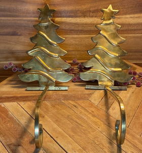 Support de bas de Noël en métal doré pour la maison Cerf courant Ornement de Noël Cintre de bas - Product Image 6