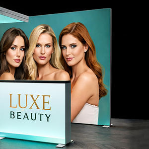 Stand d'exposition modulaire portable rétroéclairé 10 x 10 pour salon professionnel de la beauté, stand d'exposition pour salon de la beauté de première classe - Product Image 4