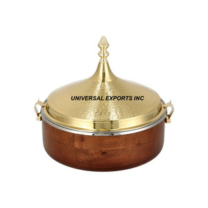 Casserole en acier inoxydable classique, chauffe-plat, qualité supérieure, fabrication artisanale, luxe, multifonctionnelle, écologique, compatible lave-vaisselle - Product Image 3