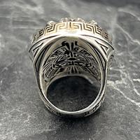 Bague pour homme en argent sterling 925 de qualité supérieure, faite à la main, avec tête de lion, sertie de zircons rouges, style hip-hop, cadeau de fiançailles ou de mariage