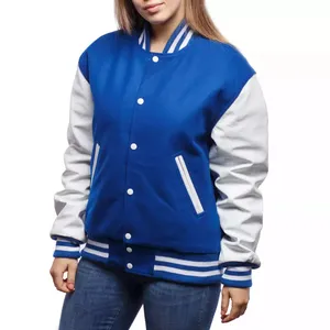 Tùy Chỉnh Jean Varsity Áo Khoác 100% Cotton Dài Tay Áo Người Đàn Ông S Quần Áo Thời Trang Phố Tùy Chỉnh Denim Áo Khoác