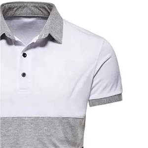 Polo bordado de diseñador para hombre, tela de algodón sólido informal, secado rápido, transpirable, de talla grande, manga corta para uso diario - Product Image 6