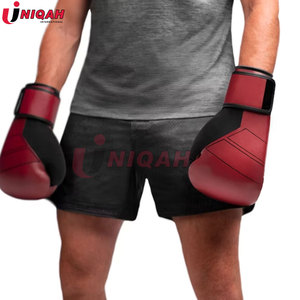 Gants de kickboxing MMA 8oz de haute qualité Logo personnalisé professionnel gants de poinçonnage en cuir synthétique pour la boxe d'arts martiaux - Product Image 2