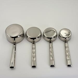 4-Piece Stainless Steel <b>Measuring</b> <b>Cups</b> and Spoons <b>Set</b> with Stainless Steel Handle Detachable Baking <b>Measuring</b> Tools - Product Image 5