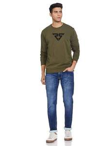 เสื้อสวมหัวคอผ้าฝ้าย 100% ปรับแต่งออกแบบโลโก้ของคุณเองเสื้อสเวตเตอร์ OEM พิมพ์ปักสําหรับผู้ชาย - Product Image 2
