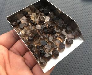 50 pièces belles pierres précieuses en cristal de quartz fumé brun lâche 8-10 MM collection de taille brute naturelle à partir de 50 pierres précieuses en vrac - Product Image 2