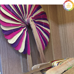Abanico de Mano de Bambú de Vietnam Hecho con Tiras de Bambú Tejidas para Fines de Refrigeración y Hermosas Aplicaciones Decorativas - Product Image 5