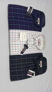 เสื้อเชิ้ตแขนยาวลายสก็อตคลาสสิกสำหรับผู้ชายและผู้หญิง - Product Image 6