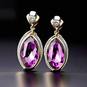 ขายดี925เงินสเตอร์ลิงเครื่องประดับต่างหูยาวต่างหูเพทายต่างหูสำหรับผู้หญิงและเด็กผู้หญิง - Product Image 4