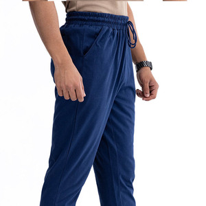 Pantalones Deportivos para Hombre, Ajustados, Azules, de Alta Calidad, Cómodos, con Cintura Elástica y Bolsillos Laterales - Product Image 6
