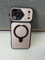 Nouvelle coque de téléphone 2-en-1 pour iPhone 18 Pro Max/18 Pro/18/17 Pro Max/16 Plus/15/14 avec support magnétique et protection anti-rayures pour objectif