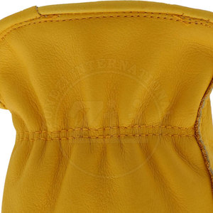 Guantes elásticos de dedo completo para Conductor, guantes de cuero resistentes a cortes multifunción para deportes de invierno, estilo liso - Product Image 6