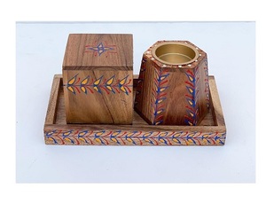 Vente en gros de brûleur d'encens Mabkhara en bois pour la décoration intérieure - Product Image 3