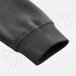 Conjuntos de Sudadera con Capucha y Pantalones Deportivos Extra Grandes Personalizados para Hombre, Estilo Urbano, Costuras en Contraste, Algodón, Chándal Deportivo para Gimnasio - Product Image 6