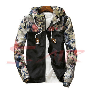 Chaqueta Cortavientos de Punto Impermeable para Hombre, Diseño Clásico, Color Sólido, Transpirable, Cierre de Cremallera, Talla Grande, Invierno - Product Image 3