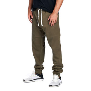 Pantalones de chándal informales para hombre, con logotipo personalizado, atléticos, de corte regular, de lana básica, elásticos, para correr, de algodón medio, con cordón, rectos, para fitness - Product Image 2