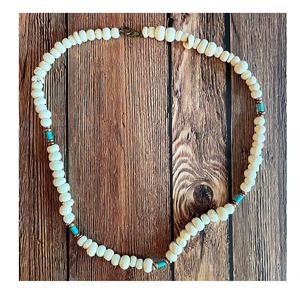 Collier en os de buffle personnalisé Collier en corne de buffle naturelle Produit indien fait à la main - Product Image 1