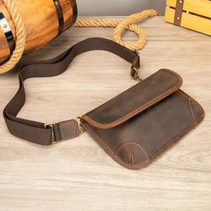 Sac bandoulière vintage en cuir véritable antivol, sac messager de voyage réglable, sac à main pour homme et femme, fermeture éclair, grande capacité, durable - Product Image 3