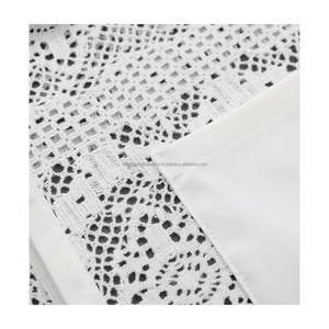 Camisa de Playa Casual de Verano con Diseño de Crochet, Estilo de Malla Transparente con Bordado, Camisa de Botones para Hombre - Product Image 5