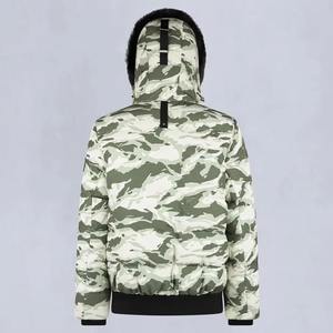 Chaqueta Acolchada Personalizada para Hombre 2025, Estilo Urbano, Invierno, Lona Impermeable, Cortavientos, Relleno de Algodón, Abrigos Brillantes con Capucha - Product Image 4